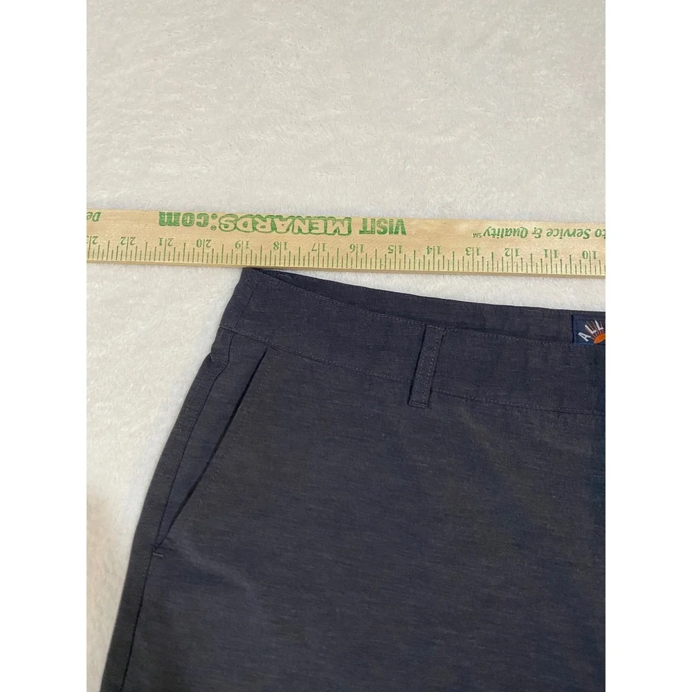 Faherty All Day Shorts Mens 36 Charcoal‎ Gray Hybrid Stretch Swim MSC0012